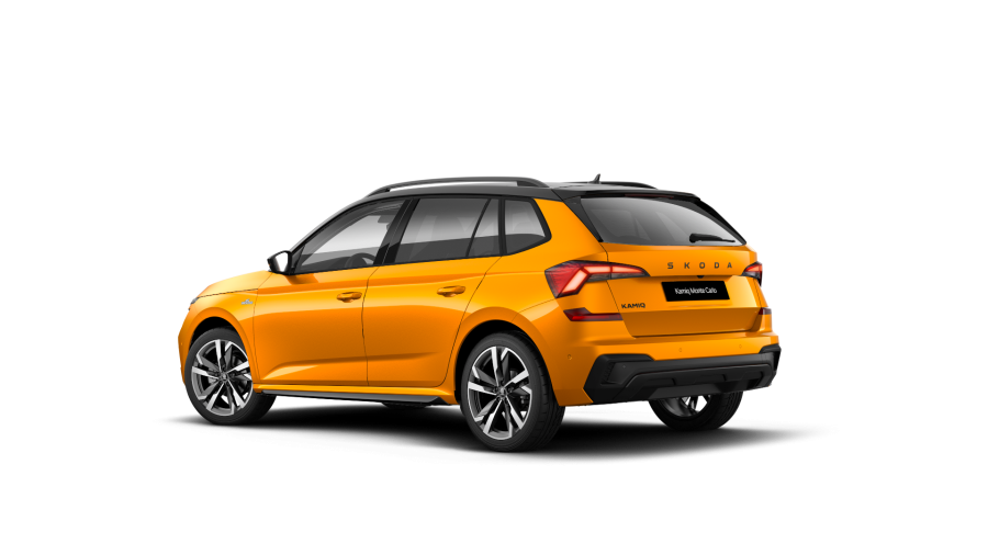 Škoda Kamiq, 1,5 TSI 110 kW 7-stup. automat., barva oranžová