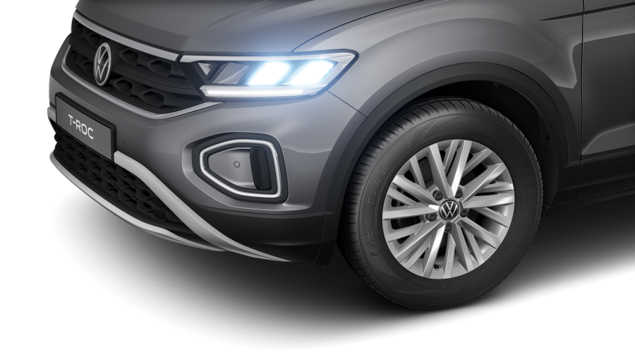 Volkswagen T-Roc, T-Roc 1,0 TSI 85 kW 6G, barva šedá