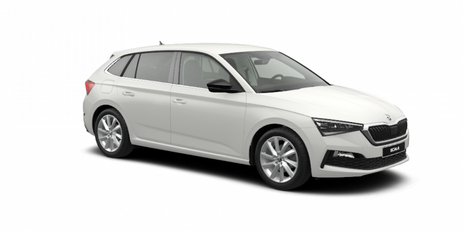 Škoda Scala, 1,6 TDI 85 kW 6-stup. mech., barva bílá