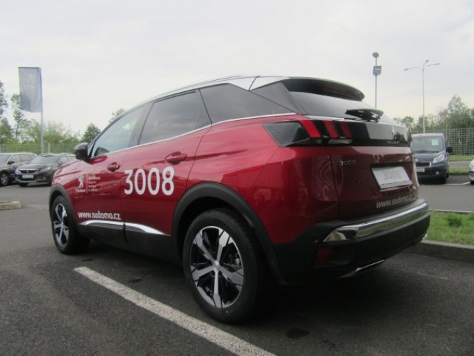 Peugeot 3008, GT LINE 1,6 THP 165 EAT6, barva červená