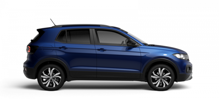 Volkswagen T-Cross, Life 1.0 TSI 85 kW 6G, barva modrá