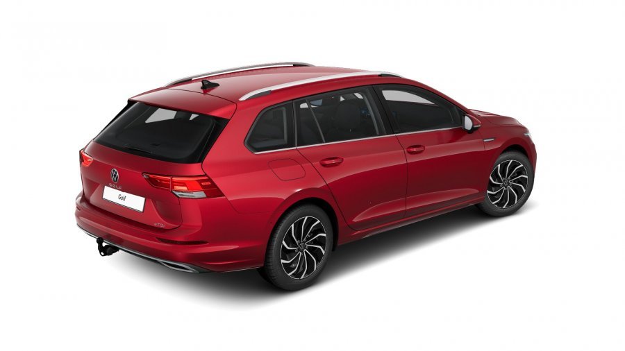 Volkswagen Golf Variant, Golf Variant Style 1,5 eTSI 7DSG mHEV, barva červená