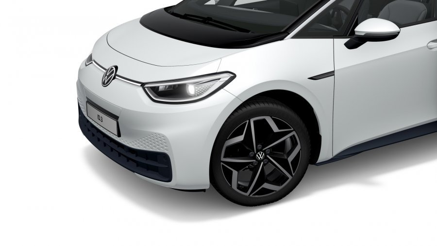 Volkswagen ID.3, ID.3 Pure Performance 110 kW, kap.45 kWh, barva bílá