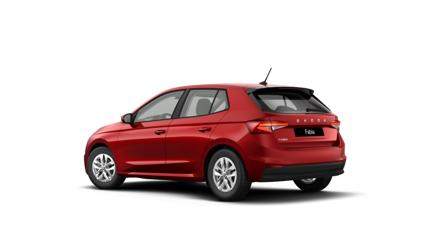 Škoda Fabia, 1,0 TSI 70 kW 5° manuální, barva červená