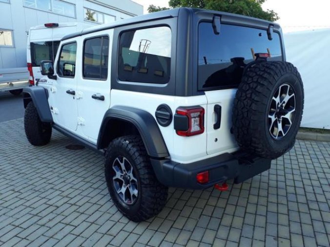 Jeep Wrangler, 2,0T 270 PS Rubicon Unlimited, barva bílá