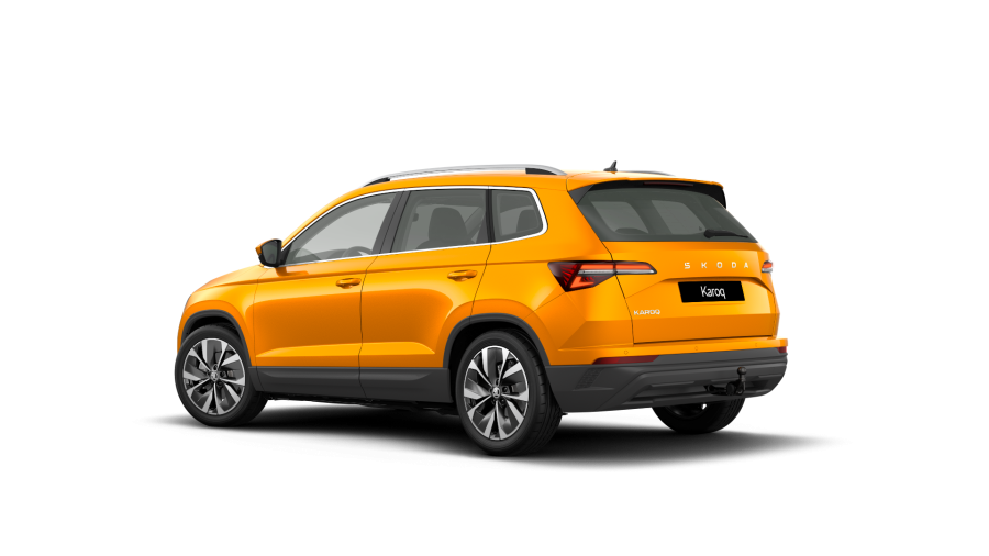 Škoda Karoq, 1,5 TSI 110 kW 7° automatická DSG, barva oranžová