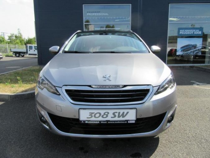 Peugeot 308, SW ALLURE 1.6BlueHDI 120k MAN6, barva šedá