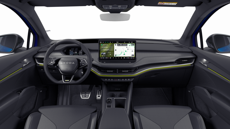 Škoda Enyaq iV, 84 kWh 250 kW 1° automatická 4x4, barva modrá
