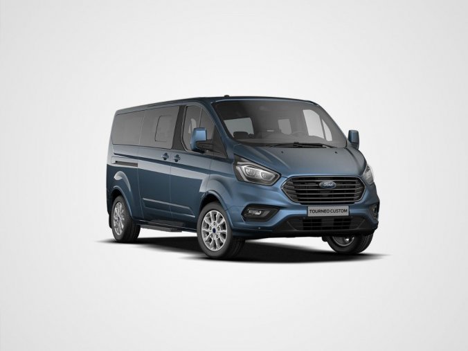 Ford Tourneo Custom, MPV,  L2 TITANIUM MHEV 2,0 EcoBlue (mHEV) 136 kW / 185 k, barva modrá