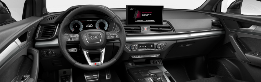 Audi Q5 Sportsback, Q5 SB S line 40 TDI 150kW quattro, barva černá