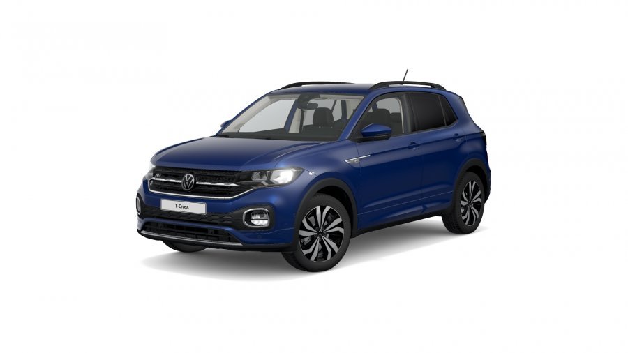 Volkswagen T-Cross, T-Cross Life 1,5 TSI 110 kW 7DSG, barva modrá