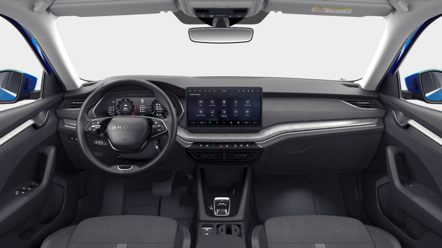 Škoda Octavia, 1,5 TSI Hybrid 110 kW 7° automatická DSG, barva modrá