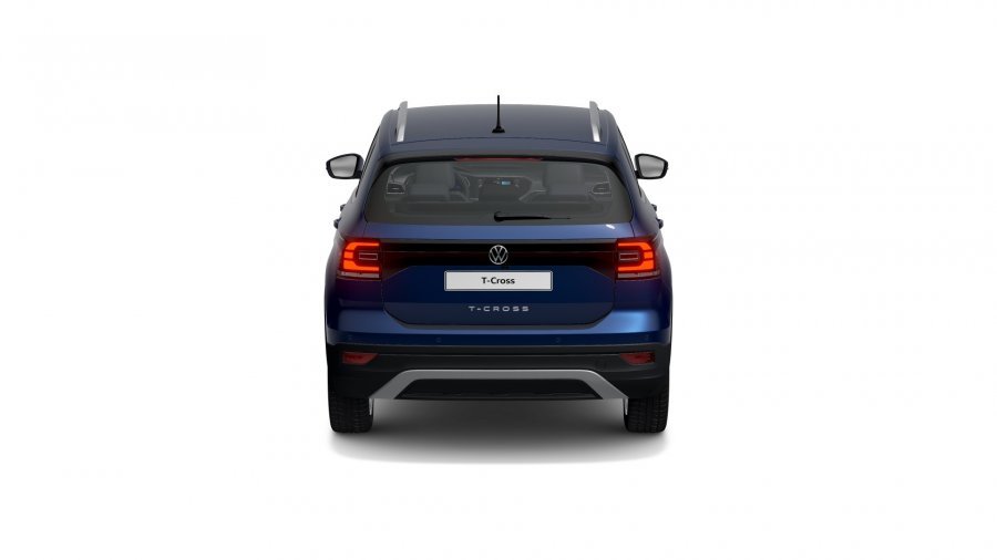 Volkswagen T-Cross, T-Cross Style 1,0 TSI 81 kW 6G, barva modrá