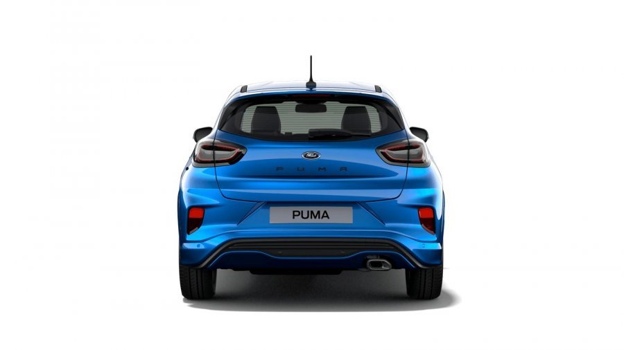 Ford Puma, ST-Line Design, 5dveřová, 1.0 EcoBoost Hybrid (mHEV) 92 kW/125 k, 7st. Powershift, barva modrá