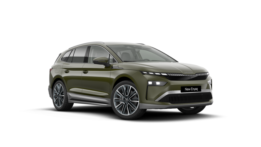 Škoda Enyaq iV, 82 kWh 1° automatická, barva zelená