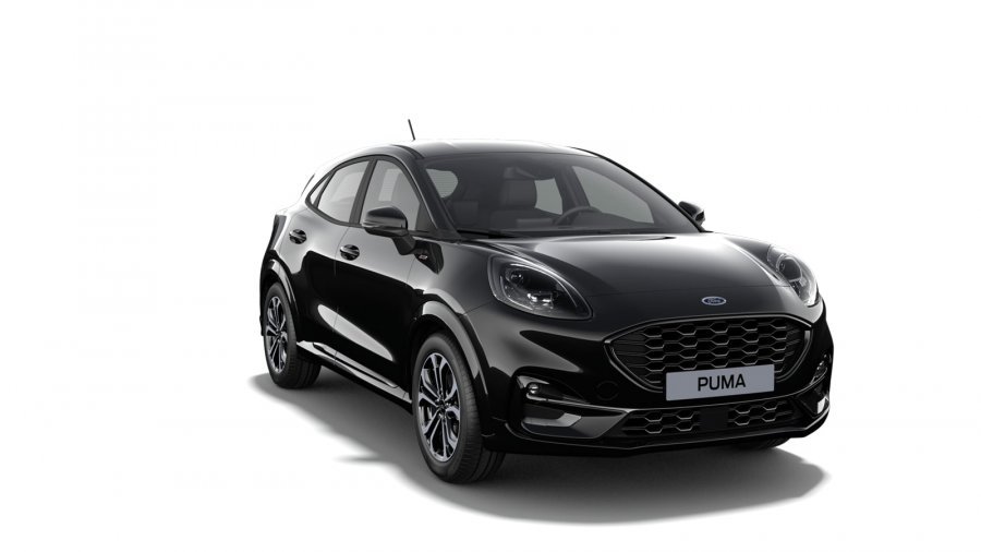 Ford Puma, ST-Line, 5dveřová, 1.0 EcoBoost 92 kW/125 k, 6st. manuální, barva černá