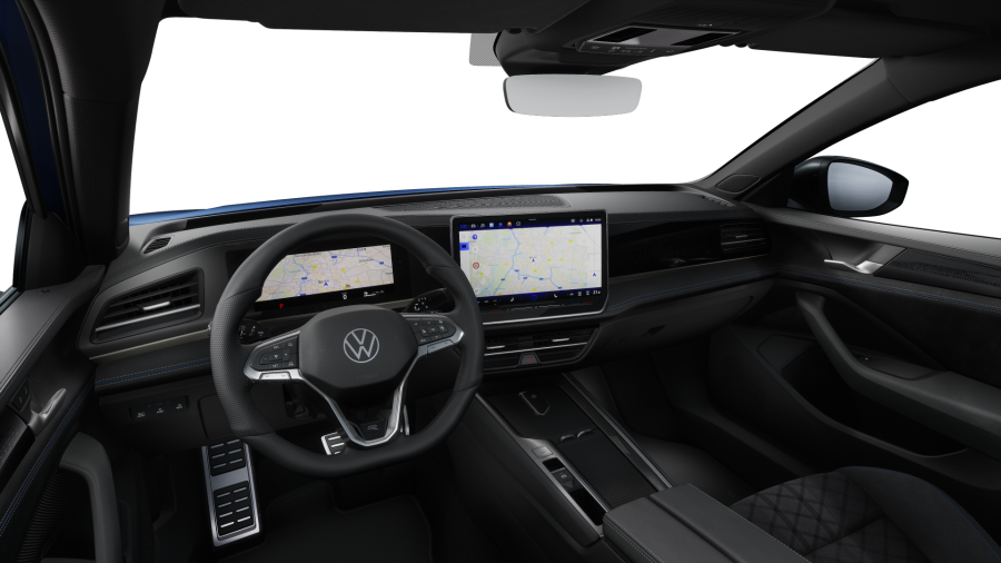 Volkswagen Passat, Passat R-Line 2,0 TDI 110 kW, barva modrá