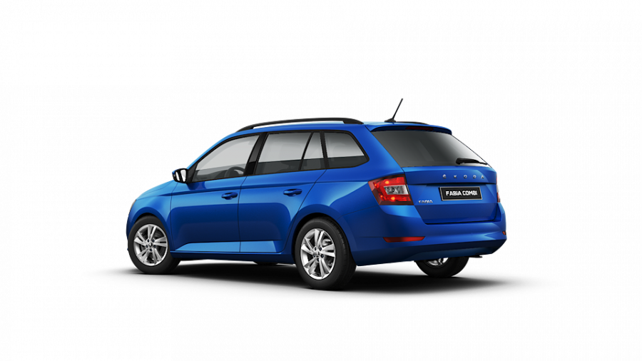 Škoda Fabia, 1,0 TSI 70 kW 5-stup. mech., barva modrá