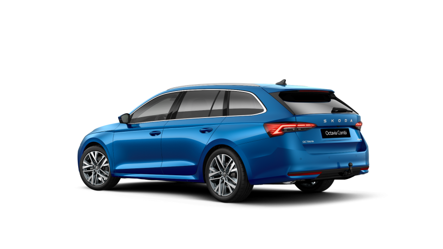 Škoda Octavia, 1,5 TSI Hybrid 110 kW 7° automatická DSG, barva modrá