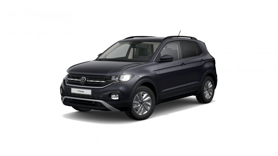 Volkswagen T-Cross, T-Cross Life 1,0 TSI 81 kW 6G, barva šedá