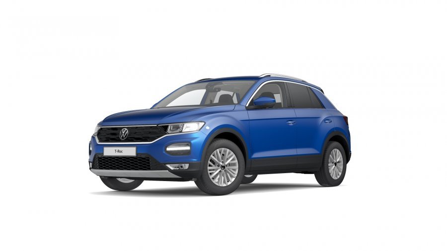 Volkswagen T-Roc, T-Roc Design 1,0 TSI 6G, barva modrá