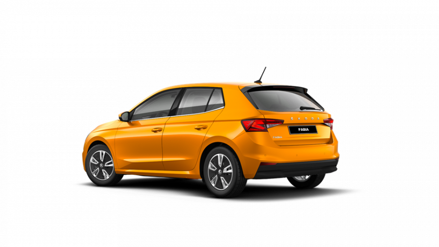 Škoda Fabia, 1,0 TSI 81 kW 6-stup. mech., barva oranžová