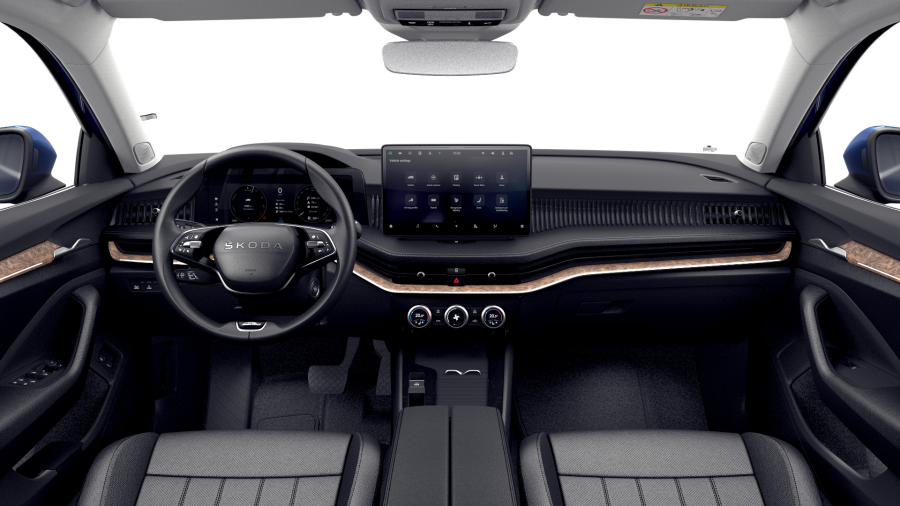 Škoda Superb, 1,5 TSI iV 150 kW 6° automatická DSG, barva modrá