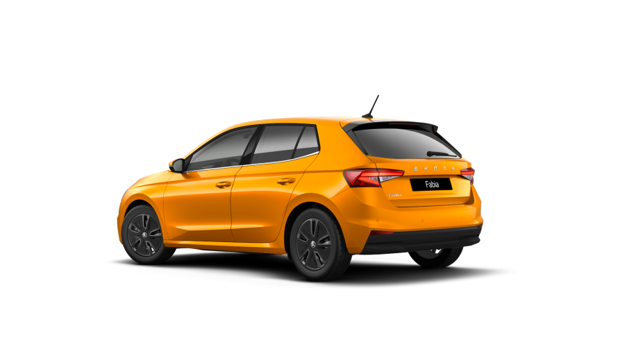 Škoda Fabia, 1,0 TSI 85 kW 6-stup. mech., barva oranžová