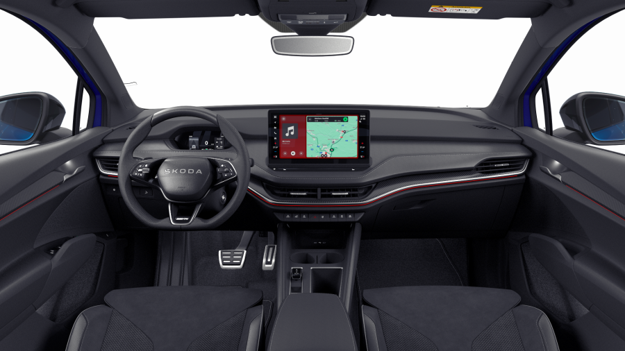 Škoda Enyaq iV, 82 kWh 210 kW 1° převodovka, barva modrá