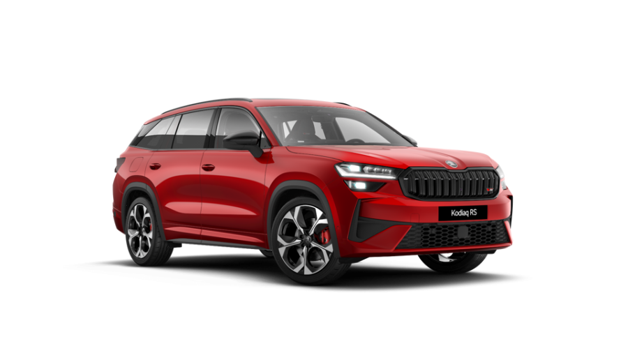 Škoda Kodiaq, 2,0 TSI 195 kW 7° automatická DSG 4x4, barva červená