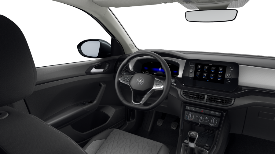 Volkswagen T-Cross, T-Cross People 1.0 TSI 70 kW 5G, barva černá