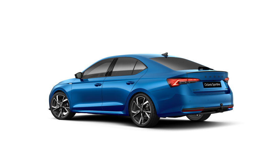 Škoda Octavia, 1,5 TSI m-HEV 110 kW 7° automatická DSG, barva modrá