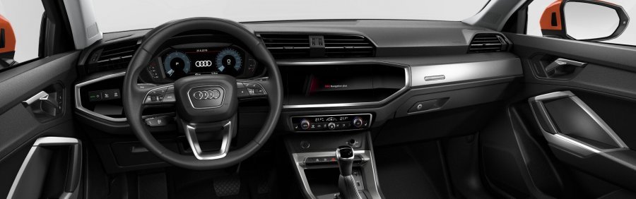 Audi Q3, Nové Audi Q3 Advanced 35 TDI 110 kW, barva oranžová