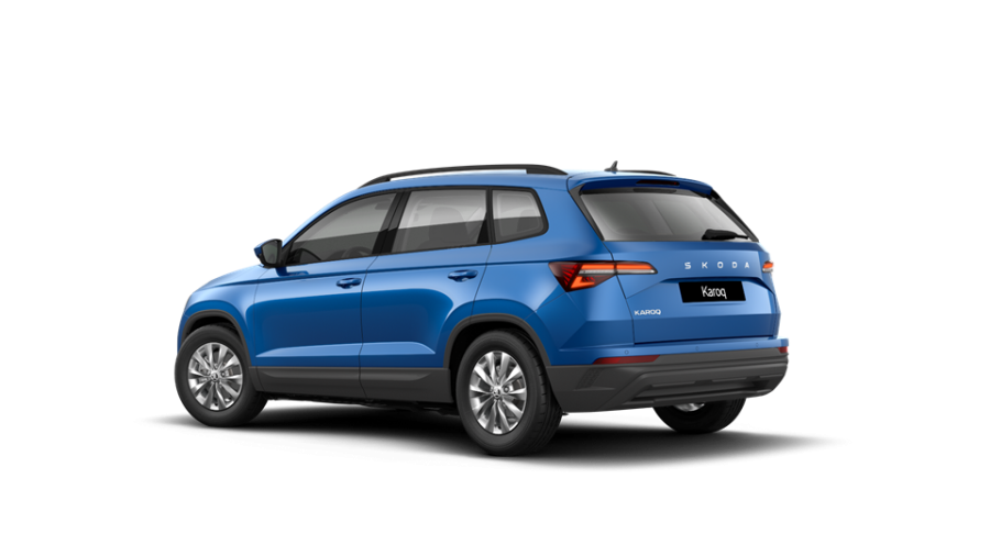 Škoda Karoq, 1,5 TSI 110 kW 6-stup. mech., barva modrá