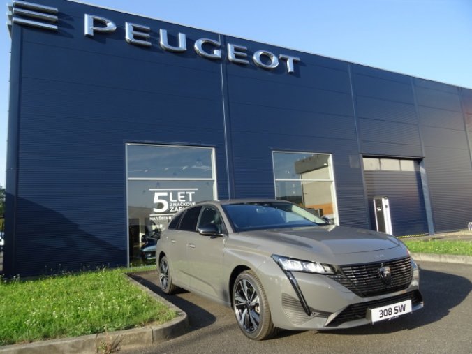 Peugeot 308, SW ALLURE 1.2PT 130k MAN6, barva šedá