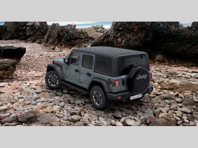 Jeep Wrangler, Rubicon 2.0 Turbo 4WD, barva šedá