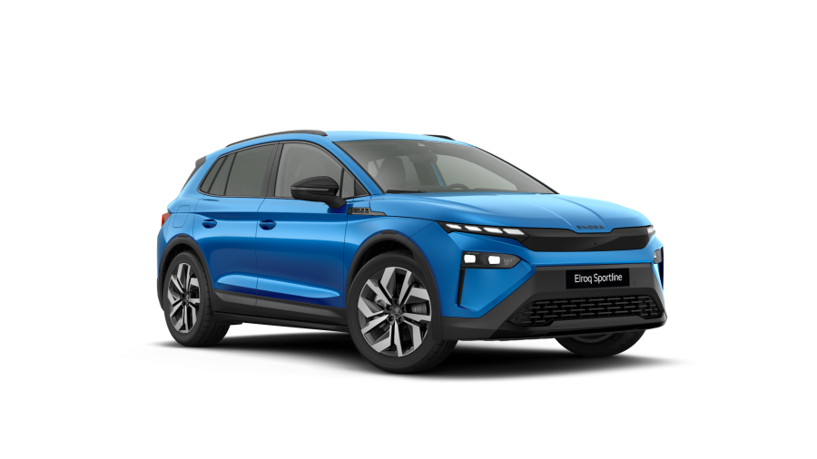 Škoda Elroq, 82 kWh 210 kW 1° převodovka, barva modrá