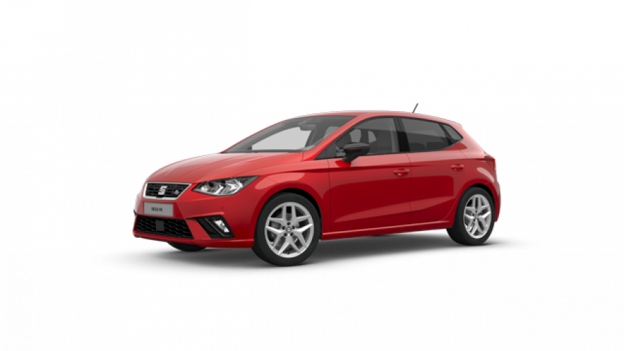 Seat Ibiza, FR 1.0 TSI 115k, barva červená