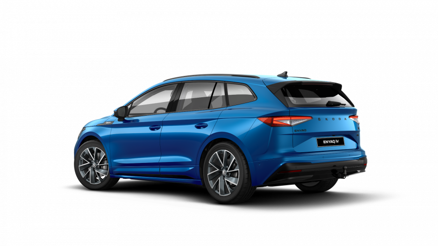 Škoda Enyaq iV, 82 kWh 195 kW 1° převodovka 4x4, barva modrá