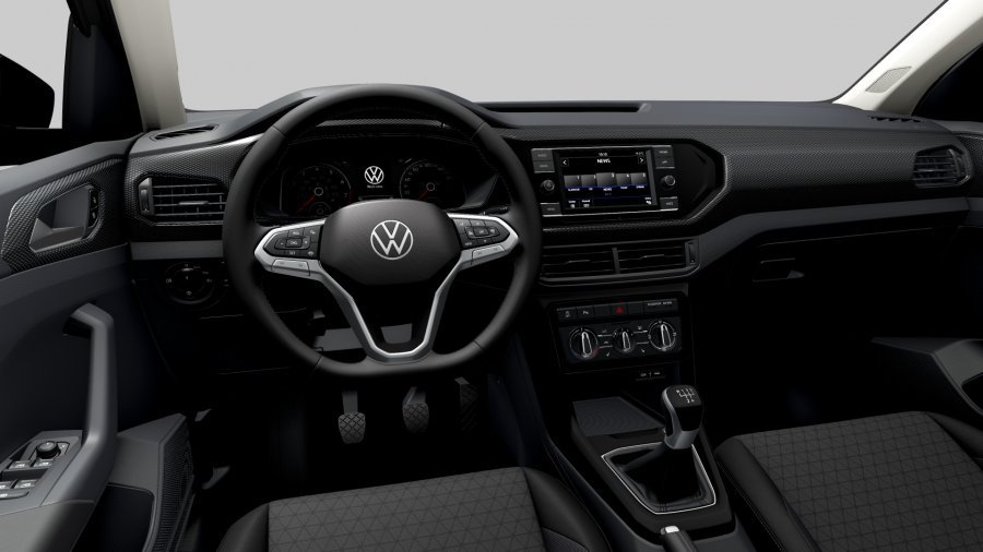 Volkswagen T-Cross, T-Cross Life 1,0 TSI 70 kW 5G, barva černá