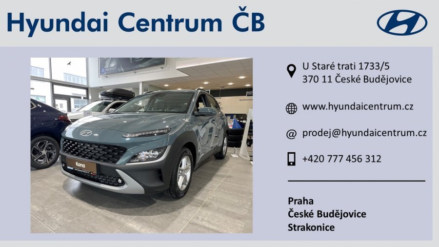 Hyundai Kona, 1,0 T-GDI 88 kW (95 NAT) 6 st. man, barva zelená