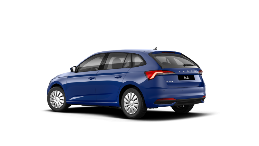 Škoda Scala, 1,0 TSI 85 kW 6° manuální, barva modrá