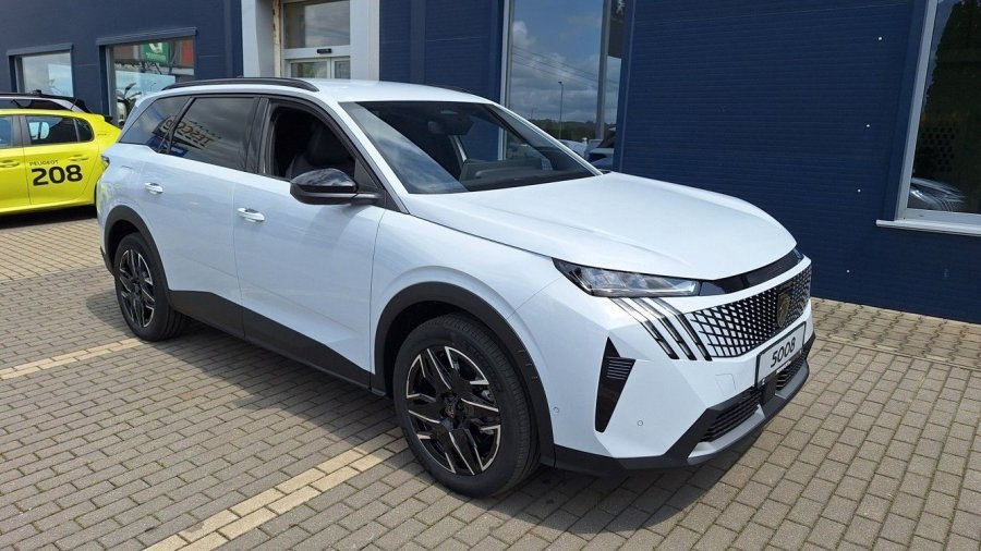 Peugeot 5008, Peugeot 5008 ALLURE Hybrid 145 e-DCS6, barva bílá