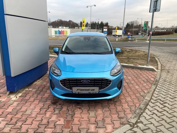 Ford Fiesta, Titanium, 5dveřová, 1,0 EcoBoost Hybrid (mHEV) 92 kW/125 k, 6st. manuální, barva modrá