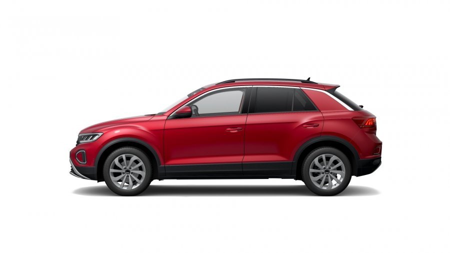 Volkswagen T-Roc, T-Roc Life 1,0 TSI 81kW 6G, barva červená