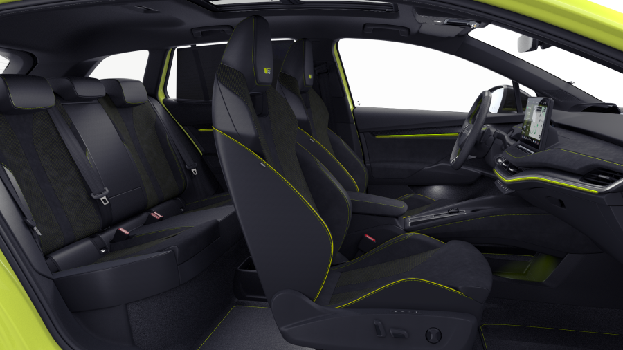 Škoda Enyaq iV, 84 kWh 1° automatická 4x4, barva zelená