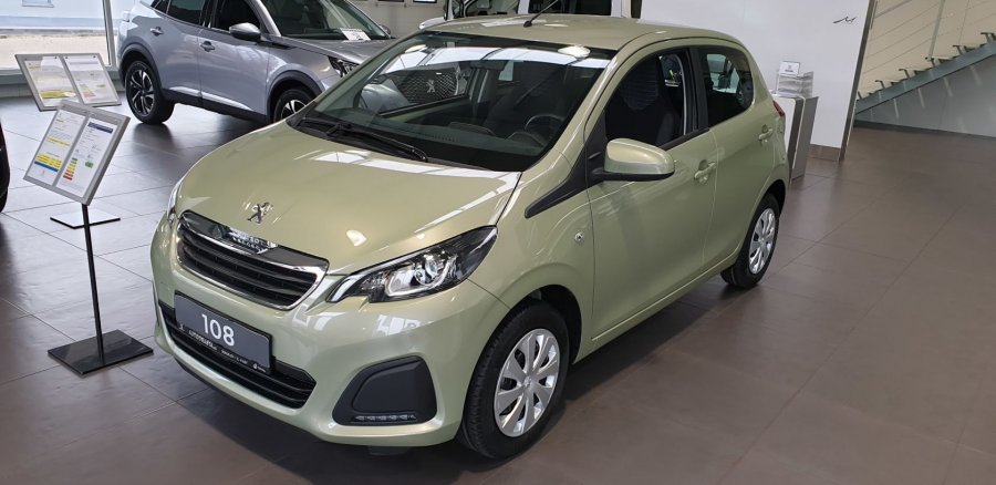 Peugeot 108, ACTIVE 1.0 VTi 72k, barva zelená