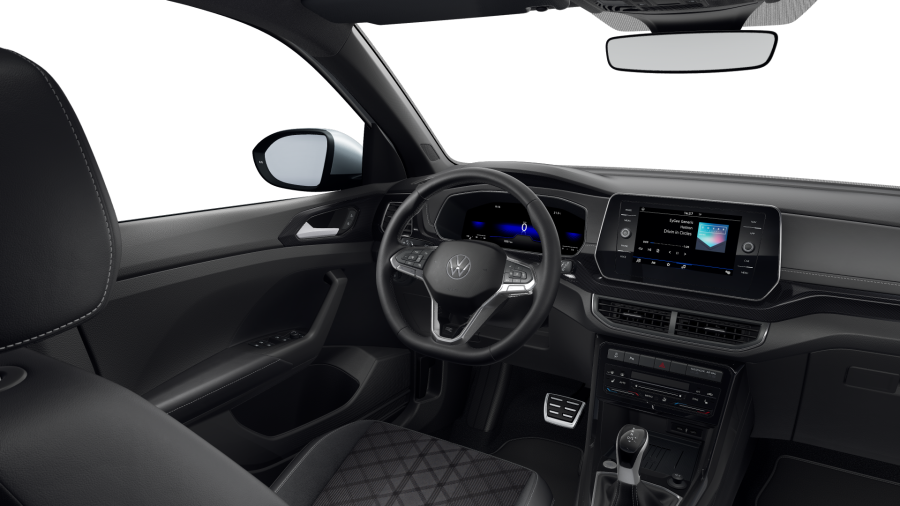 Volkswagen T-Cross, T-Cross R-Line People1.5 TSI 110 kW 7DSG, barva stříbrná