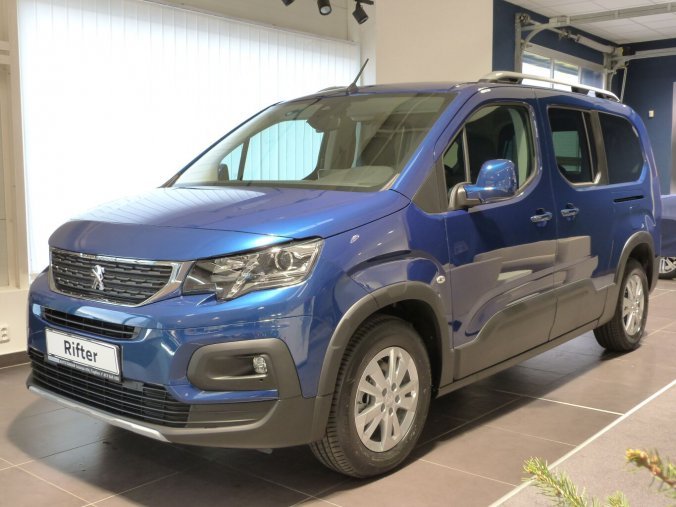 Peugeot Rifter, LONG ALLURE PACK 1.5 BlueHDi 130 S&S MAN6, barva modrá