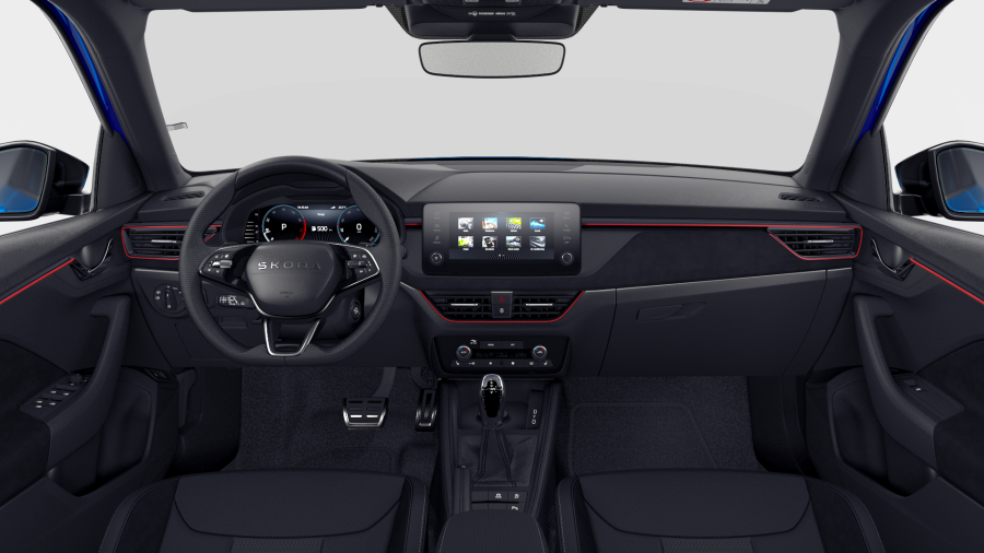 Škoda Kamiq, 1,0 TSI 85 kW 7° automatická DSG, barva modrá